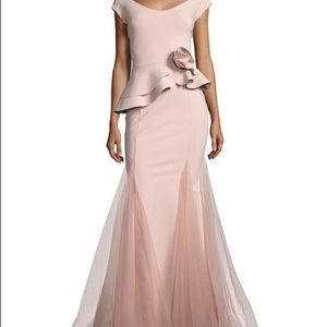 Chiari Boni La Petite Robe Long Gown in Pale Rose